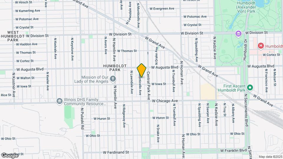 915 N Monticello Ave Map and Location Details