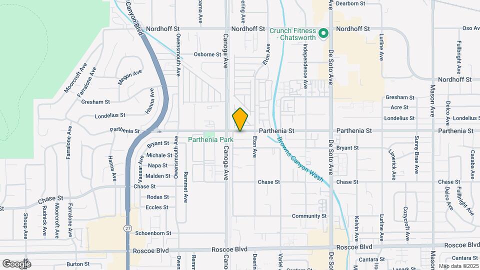 21340 Parthenia St Map and Location Details