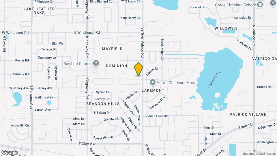 605 Lakemont Dr Mapa y Detalles de la Ubicación