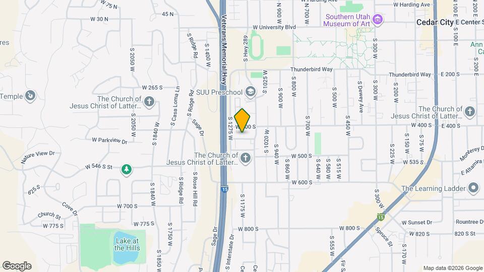 1196 W 425 S Map and Location Details