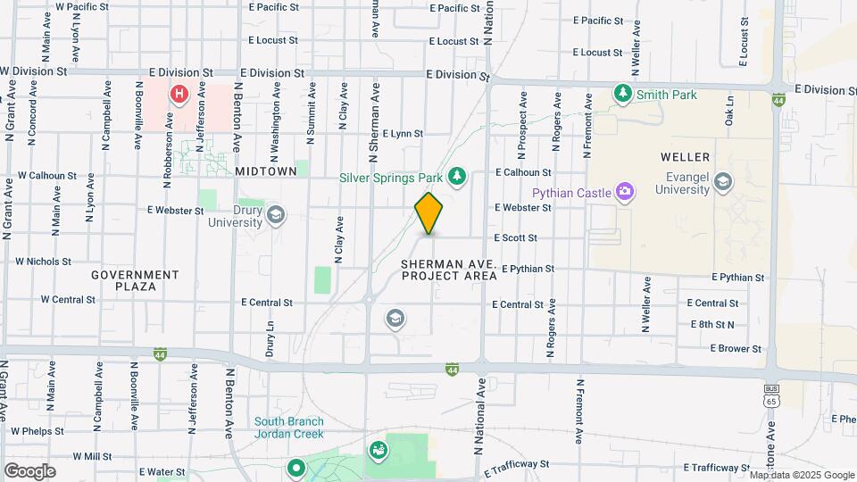 1052 E Scott St Mapa y Detalles de la Ubicación