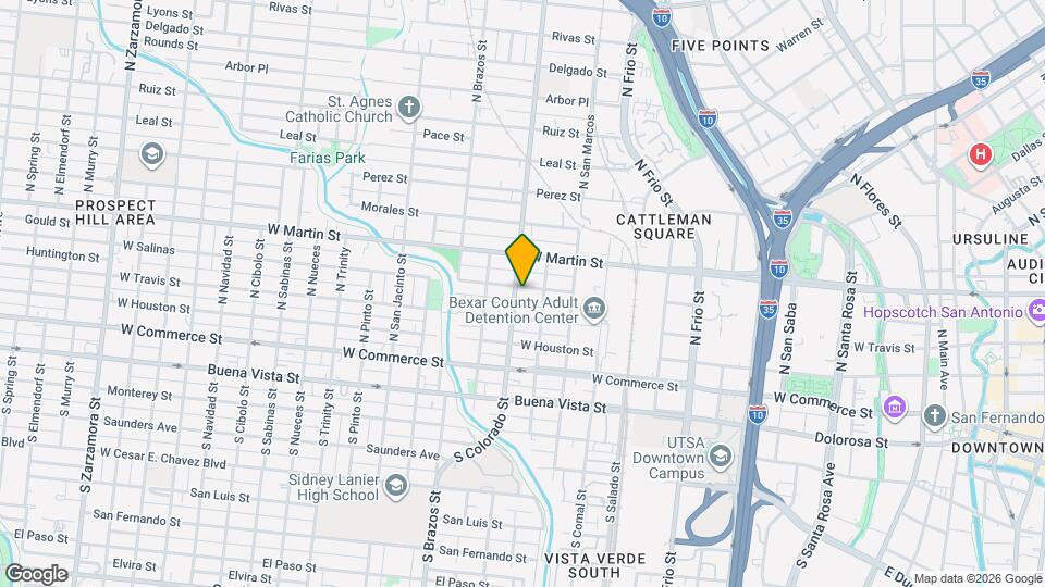 1522 W Salinas St Mapa y Detalles de la Ubicación