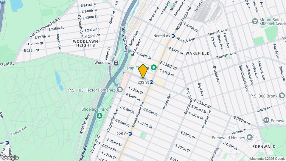 666 E 233rd St Map and Location Details