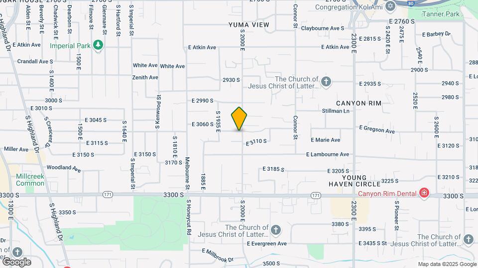 1988 Gregson Ave Mapa y Detalles de la Ubicación