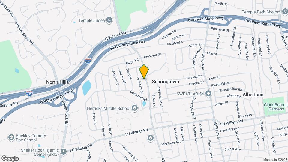 75 Searingtown Rd Map and Location Details