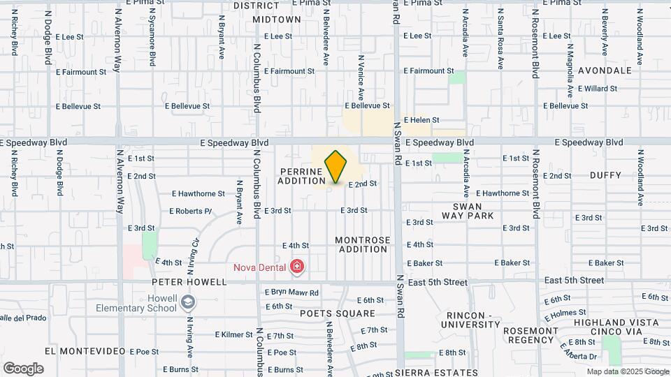 932 N Belvedere Ave Mapa y Detalles de la Ubicación