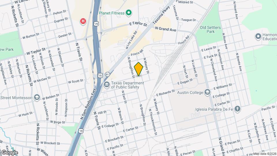 612 E Orange St Map and Location Details