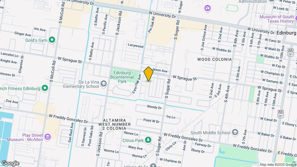1001 Lexington Cir Map and Location Details