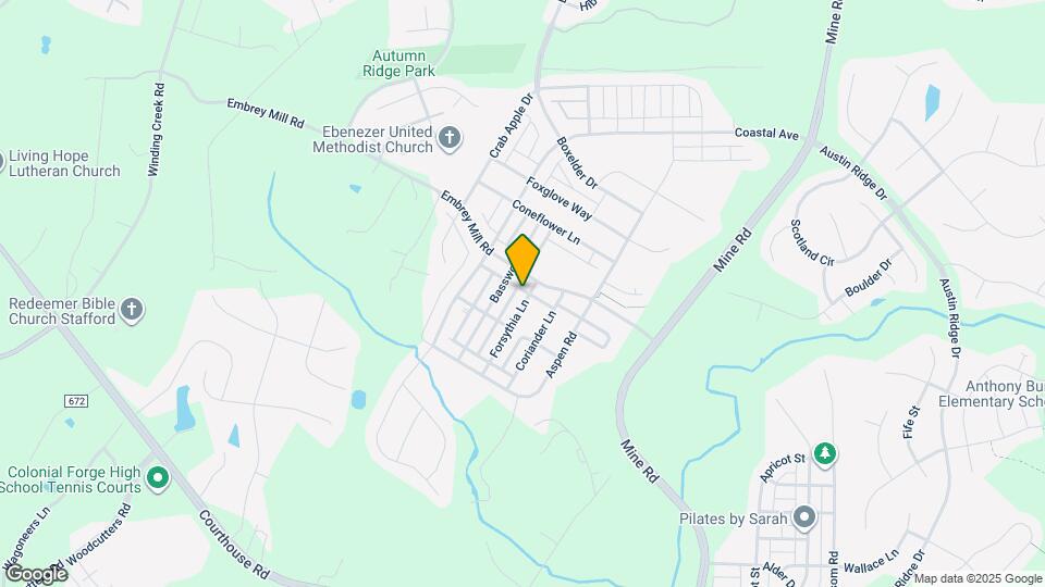 930 Forsythia Ln Map and Location Details