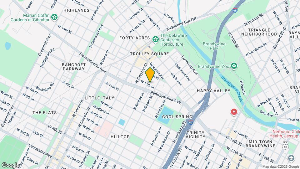 1300 N Rodney St Map and Location Details