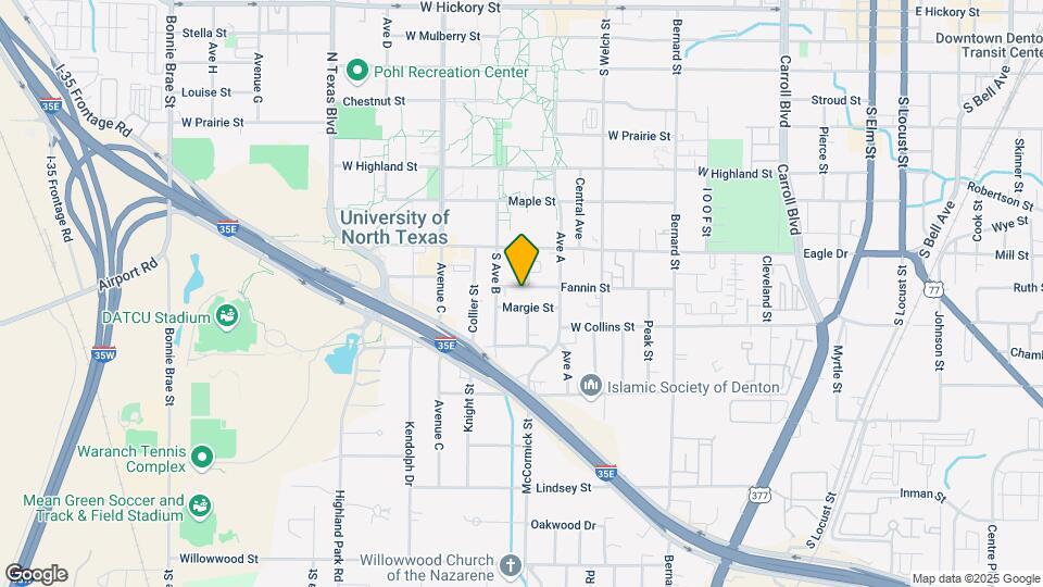 1305 Fannin St Map and Location Details