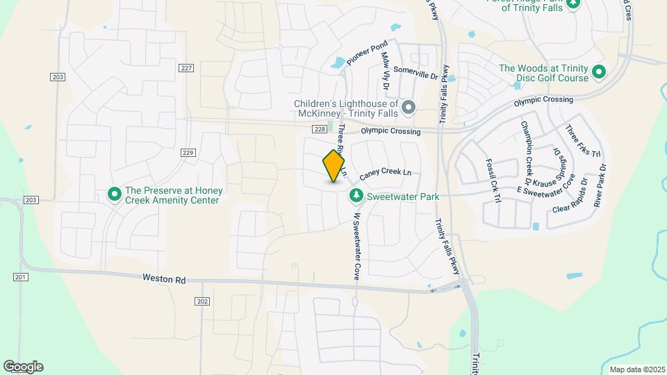 1304 Caney Creek Ln Mapa y Detalles de la Ubicación