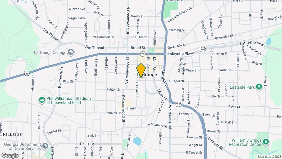 206 Byron Hurst St Map and Location Details