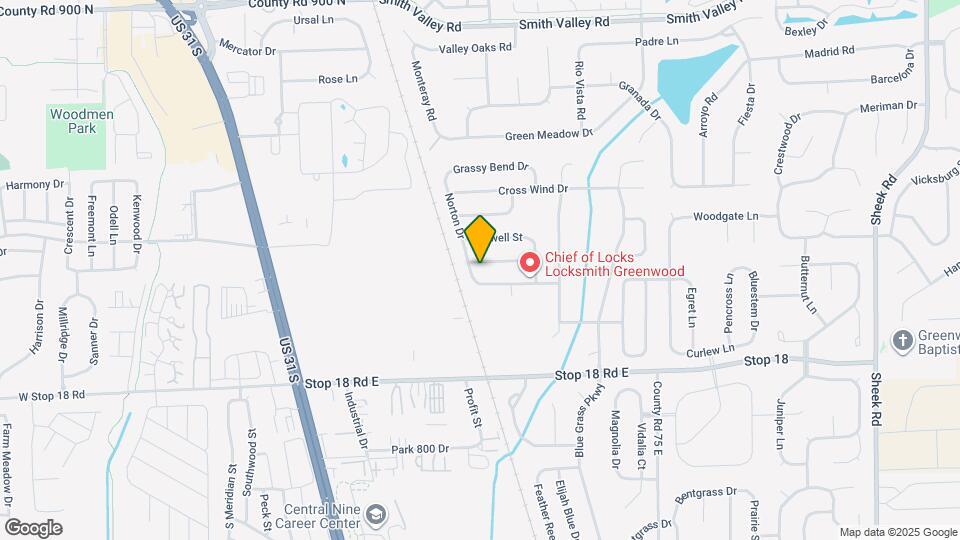 619 Findlay Ln Map and Location Details