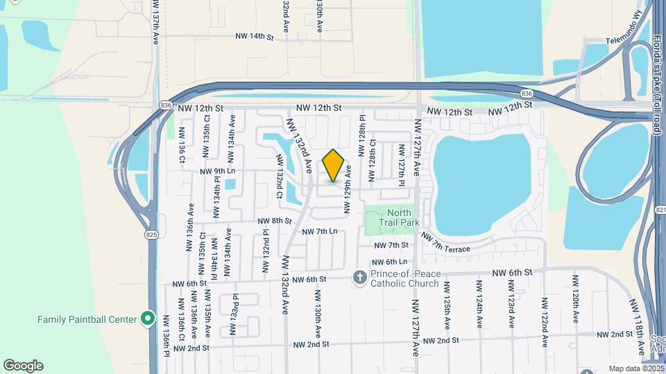 12966 NW 9th St Map and Location Details