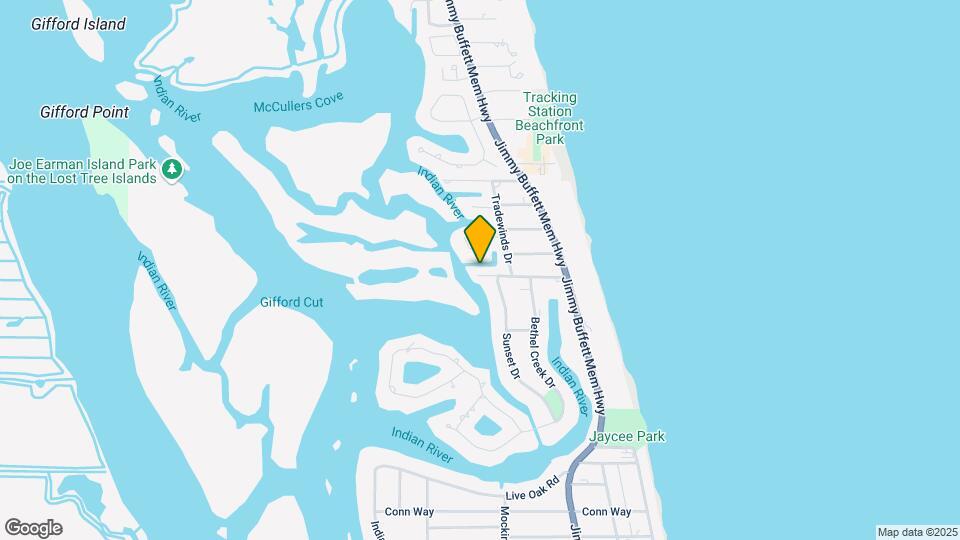 705 Bahia Mar Rd Map and Location Details