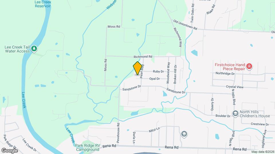 1206 Opal Cir Map and Location Details