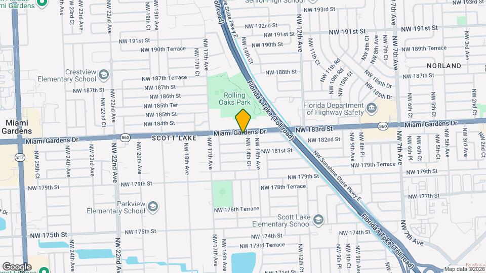 1440 NW 183rd St Map and Location Details