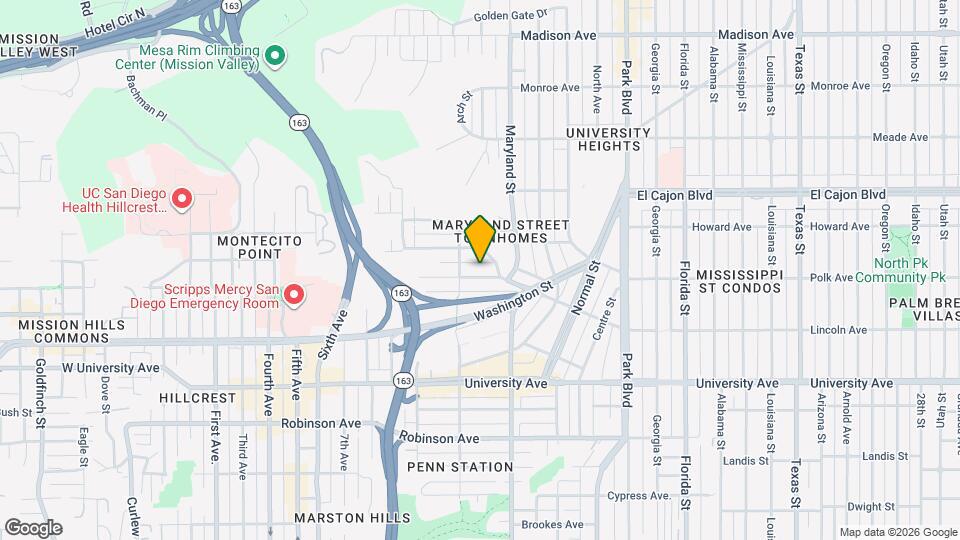 1236 Lincoln Ave, Unit One Half Mapa y Detalles de la Ubicación