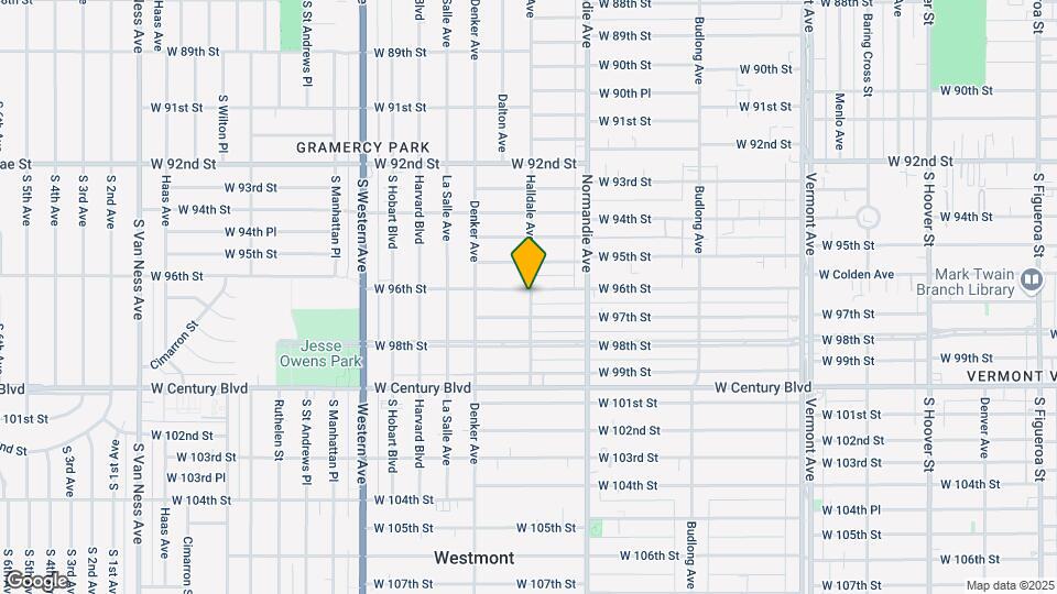 1500 W 96th St Mapa y Detalles de la Ubicación