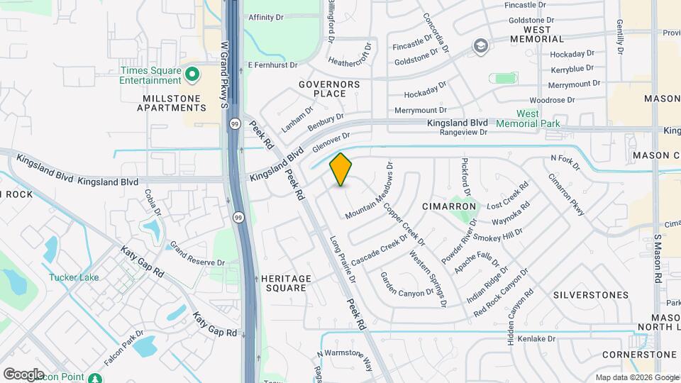 802 Sierra Lake Dr Map and Location Details