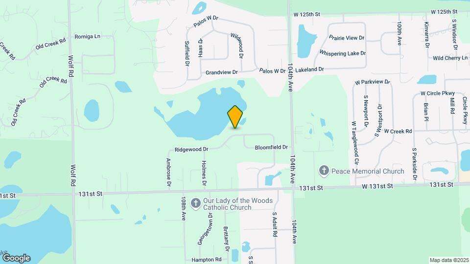 10600 Ridgewood Dr Map and Location Details
