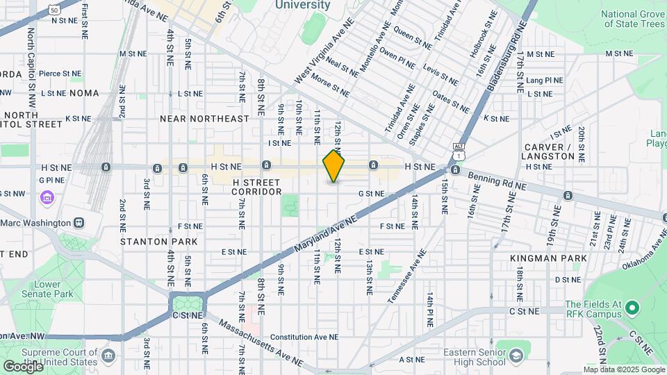 704 12th St NE, Unit B Map and Location Details