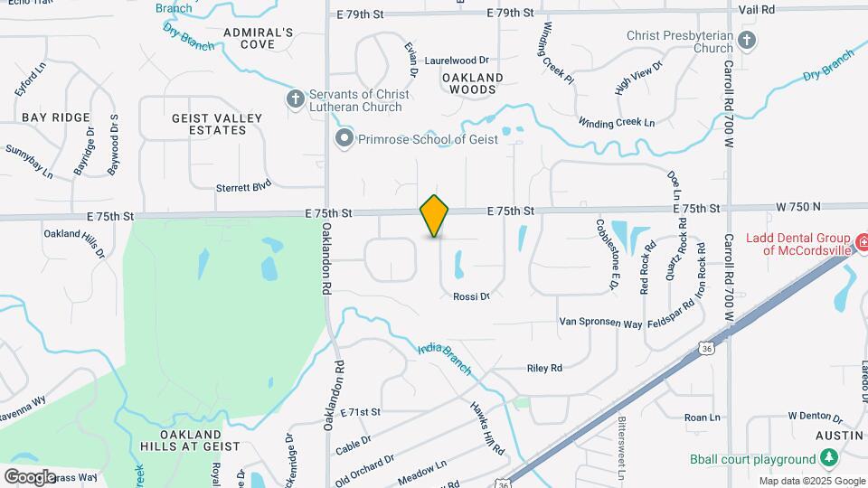 7432 Pebblebrook W Dr Map and Location Details