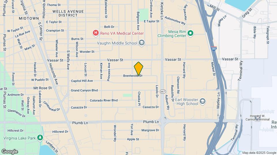 940 Brentwood Dr Map and Location Details