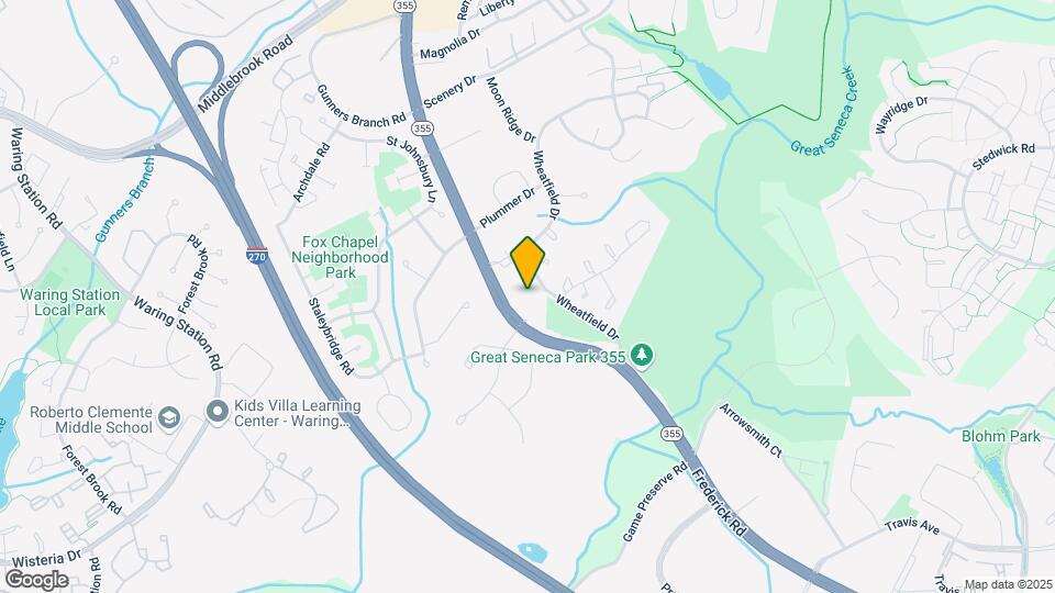 Seneca Creek Senior Living Map and Location Details