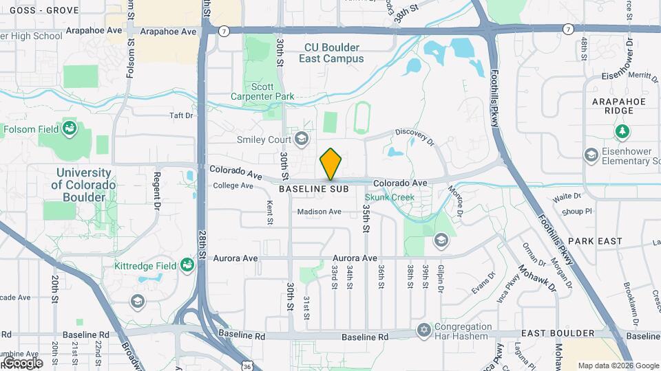 3480 Colorado Ave Map and Location Details