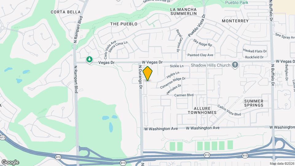 1342 Dusty Creek St Map and Location Details