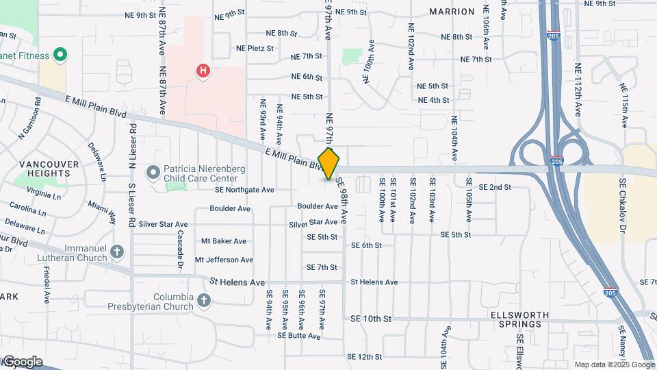 9619-9621 E Mill Plain Blvd Map and Location Details