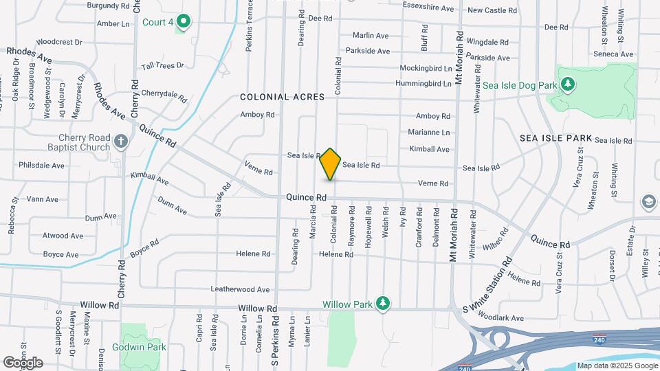 1453 Colonial Rd Map and Location Details