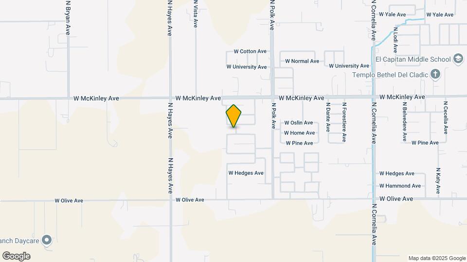 5652 W Home Ave Map and Location Details