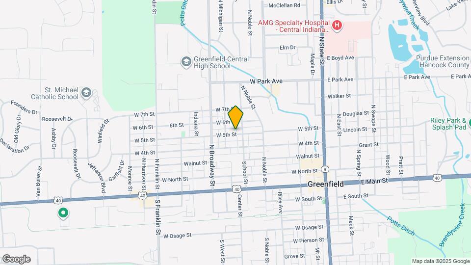 604 W 5th St Map and Location Details