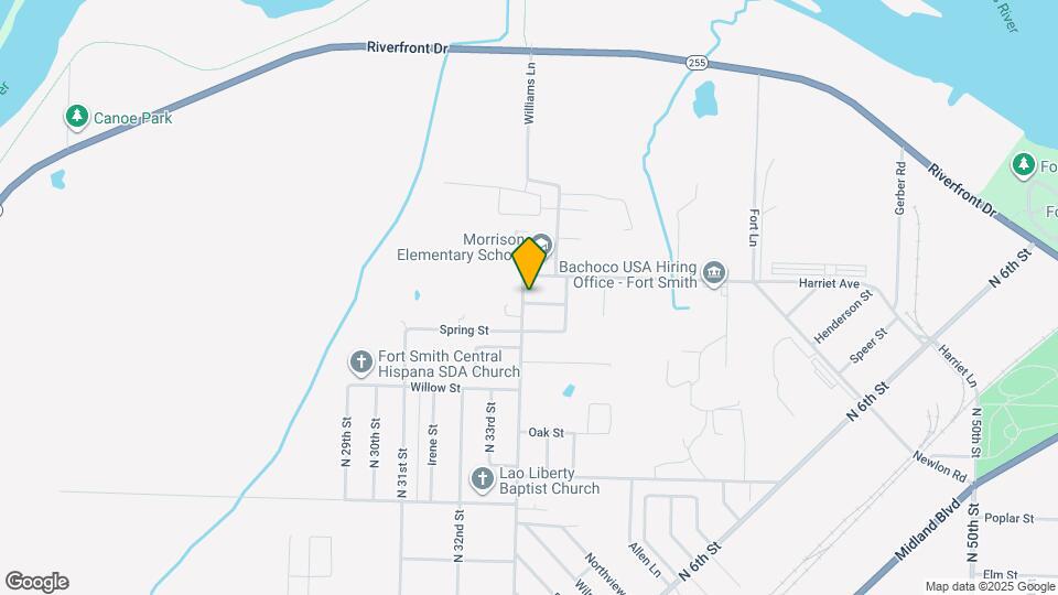 3401 Santa Fe St Map and Location Details