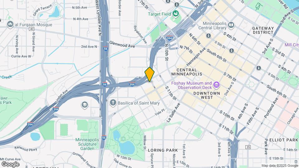 1205 Hawthorne Ave Map and Location Details