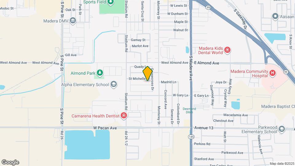 533 St Julien Dr Mapa y Detalles de la Ubicación