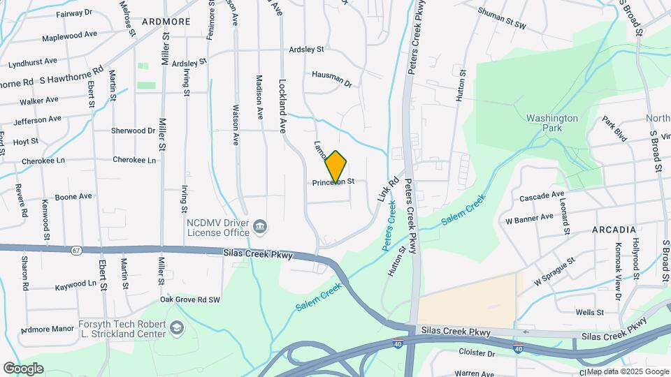 1620 Princeton St Map and Location Details