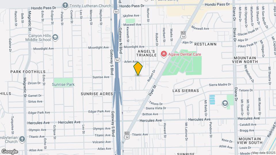 8636 Lawson St Map and Location Details