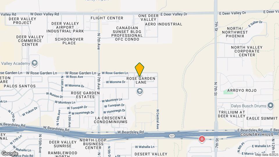 20822 N 1st Ln Map and Location Details