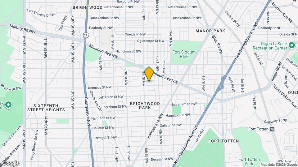 433 Kennedy St NW Map and Location Details