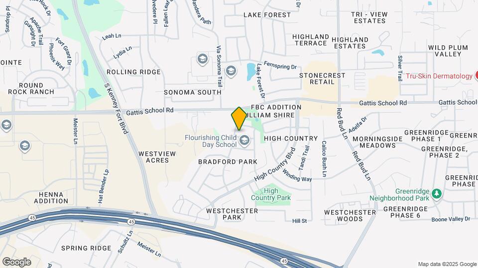 2703 Vinson Ct Map and Location Details