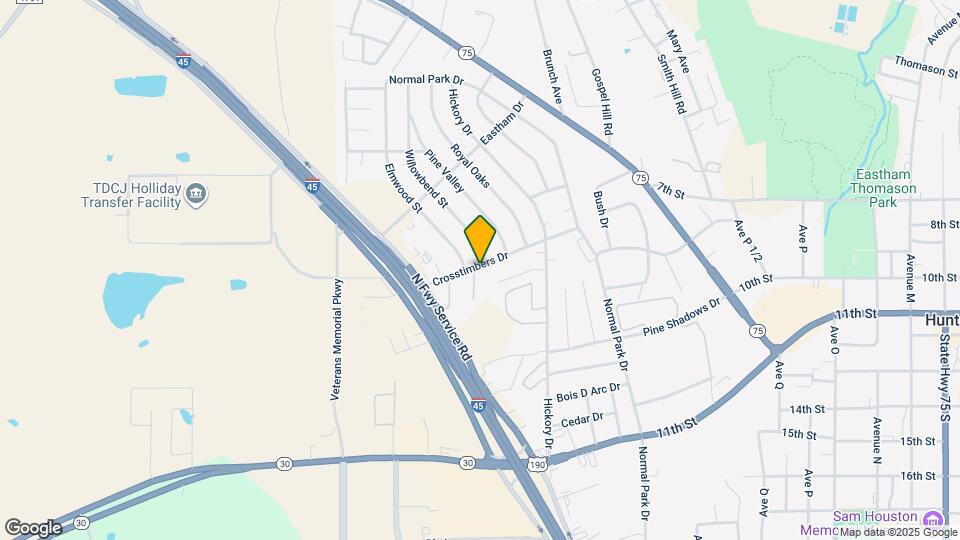 2521 Crosstimbers Dr Map and Location Details