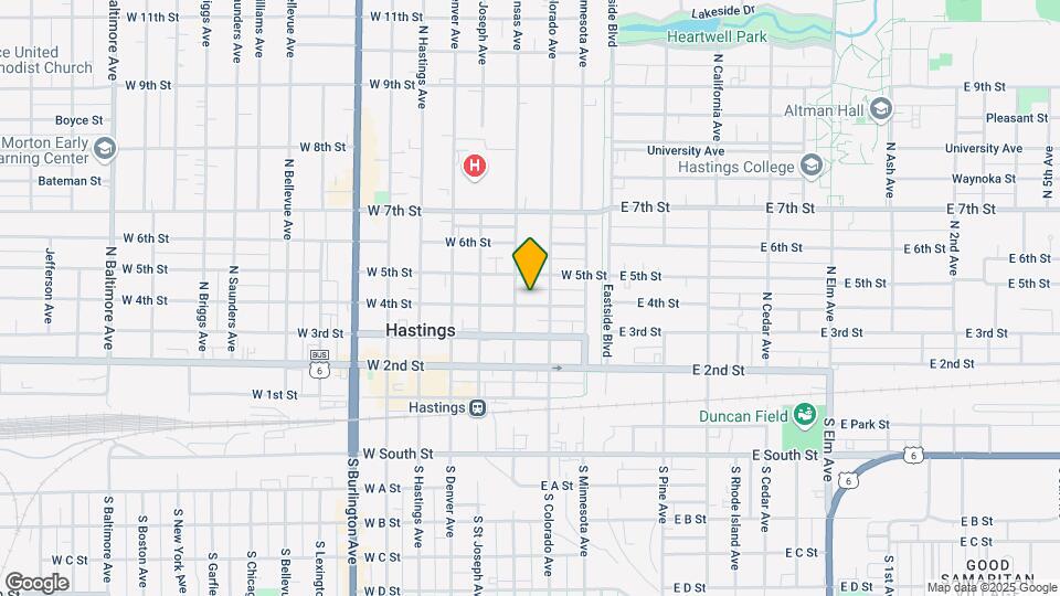 314 W 4th St Map and Location Details