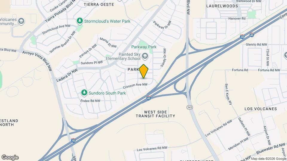 8204 Tangerine Pl NW Map and Location Details