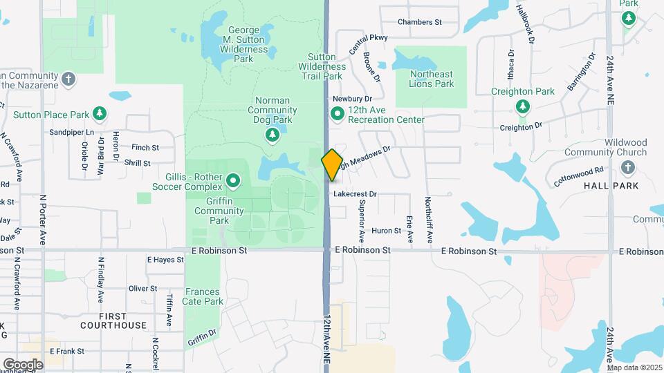 Griffin Park Townhomes Map and Location Details