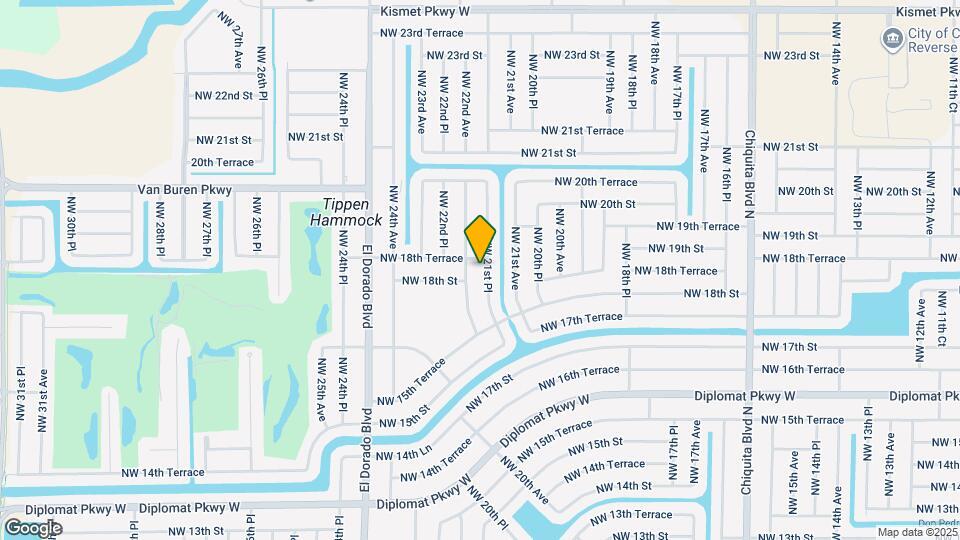 1806 NW 21st Pl Map and Location Details