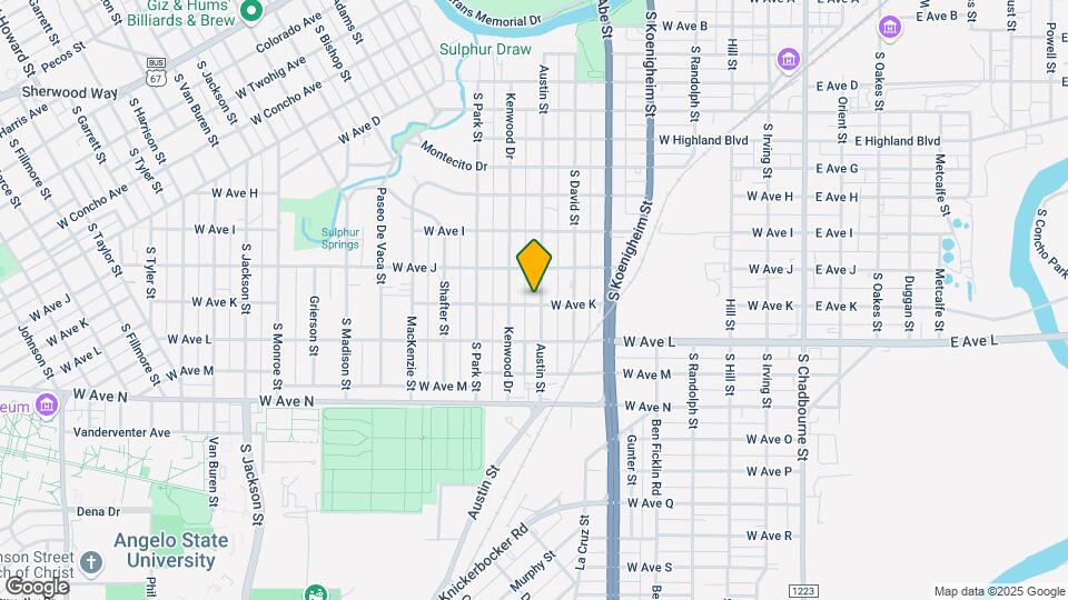 1427 Austin St Map and Location Details